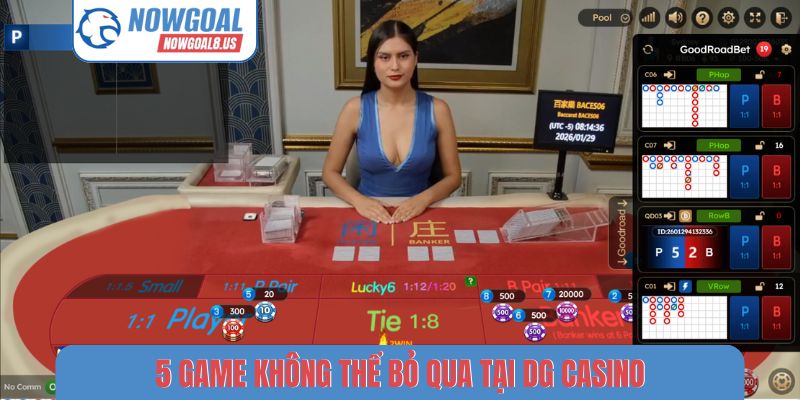 5 game không thể bỏ qua tại DG Casino