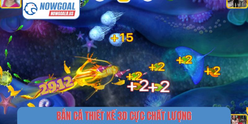 Bắn cá thiết kế 3D cực chất lượng