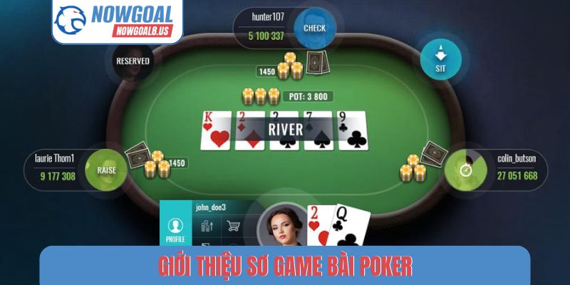 Poker Nowgoal - Nghệ Thuật Đấu Trí Những Lá Bài Tây Giới thiệu sơ game bài Poker
